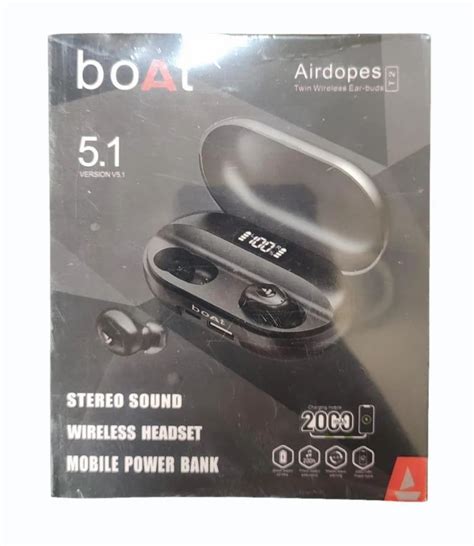 Boat Airdropes T2 Wireless Earbuds Black Mobile At ₹ 3000piece In Erode