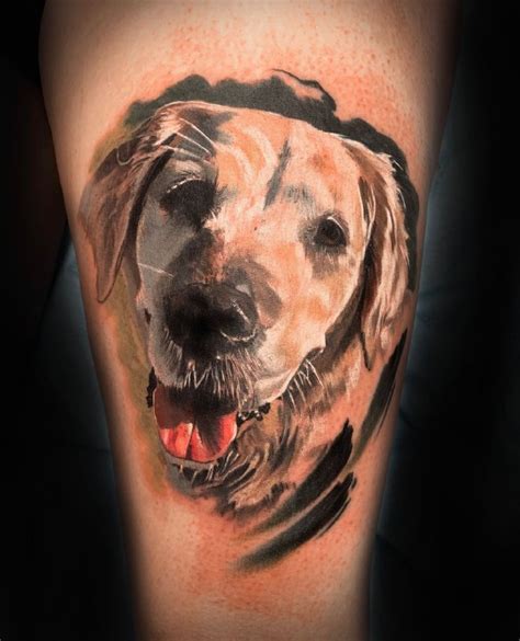 16 Golden Retriever Tattoo Ideas - BuzzSharer.com