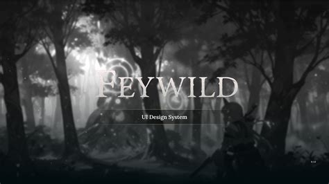 Artstation Feywild User Interface Design System