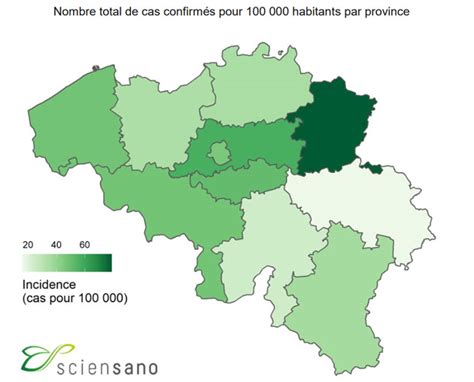 Coronavirus En Belgique Voici Les Cartes De R Partition Des Cas