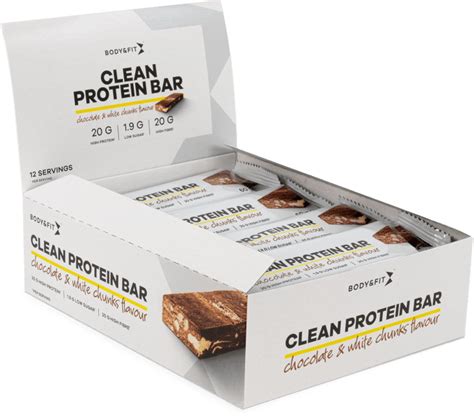 Body And Fit Clean Protein Bars Proteïne Repen Eiwitrepen Chocolate And White