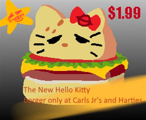 The Big Hello Kitty Burger By Alexiswasilla On Newgrounds