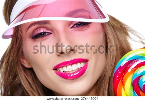 Portrait Beautiful Happy Sexy Cute Brunette Stock Photo Shutterstock