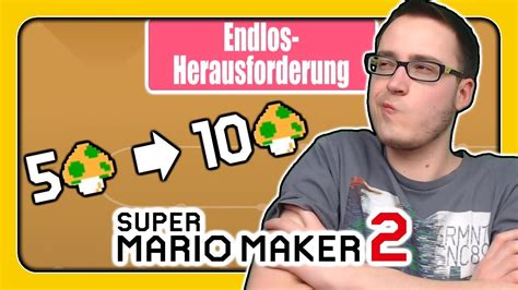 Super Mario Maker 2 Schwierige Endlos Herausforderung Aus fünf mach