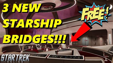 Three New Starship Bridges Star Trek Online Youtube