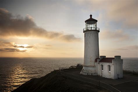 Desktop Wallpapers Usa Cape Disappointment Lighthouse Nature