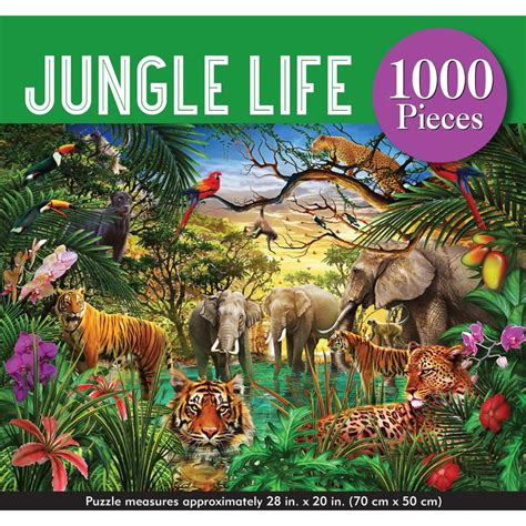 Jungle Life 1000 Piece Jigsaw Puzzle