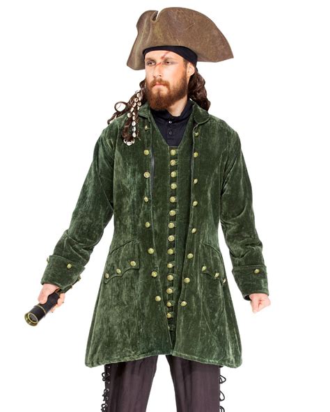 Men S Pirate Coats Jackets Deluxe Theatrical Quality Adult Costumes