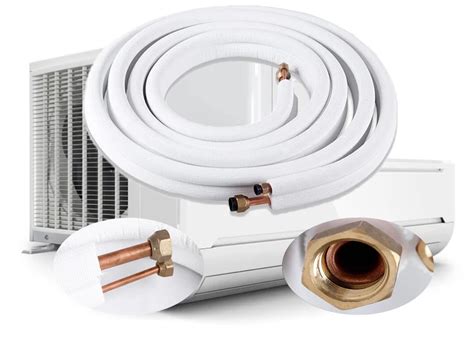 Split Air Conditioner Parts Foam Insulation Coated Pancake Pair Coil