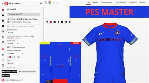 Como Crear Kits Para Pes Ps Y Pc En Pes Master Youtube