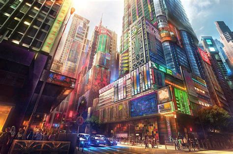 Japanese Anime City Wallpapers Wallpapers