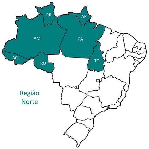 Quantos Estados Possui A Região Norte - 7