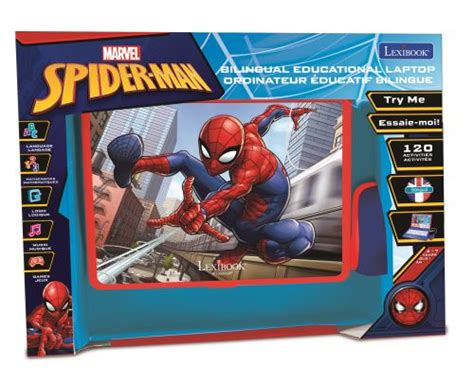 Ordinateur Portable Ducatif Bilingue Lexibook Spider Man Activit S