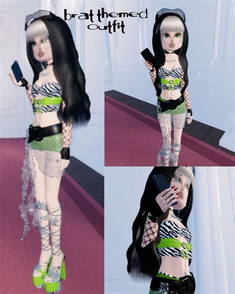 Charli Xcx Brat Dress To Impress Outfit Inspiration In 2024 Dress To Impress Outfit