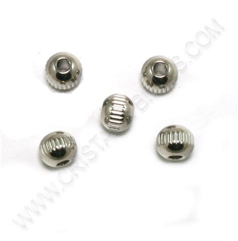 Billes 6 x 5mm Acier inoxidable Qté 10