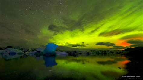 2K, hofn, Weather, iceland, borealis, aurora HD Wallpaper