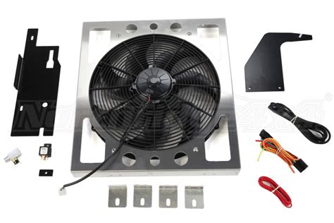 Derale Direct Mount Electric Fan Kit Jeep Rubicon