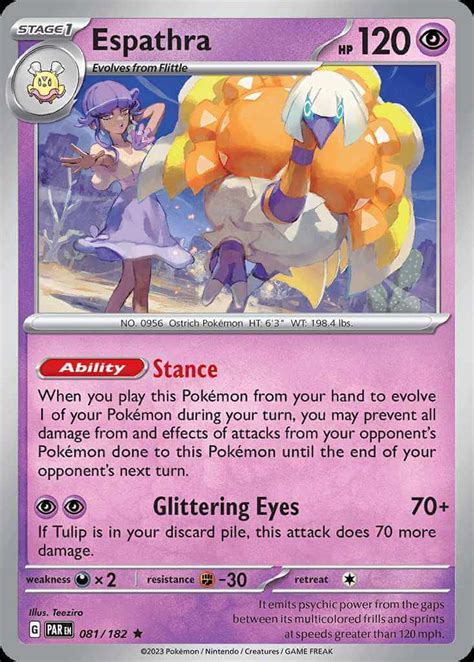 Espathra Pokemoncard