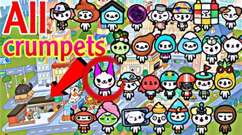 ALL CRUMPETS in TOCA BOCA 🌍Toca Life World secret crumpets - YouTube