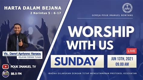 Ibadah Minggu Juni Gereja Pouk Imanuel Bontang Youtube