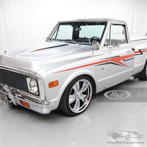 Car Chevrolet C 10 Cheyenne Stepside Pickup Custom 1971 For Sale Postwarclassic