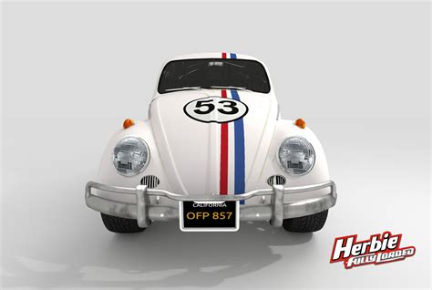 Herbie Vw Beetle D Model Cgtrader