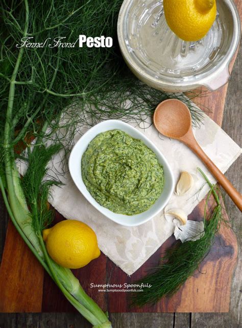 Fennel Frond Pesto W Pesto Recipes Sumptuous Spoonfuls