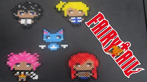 Fairy Tail Perler Bead Timelapse Youtube