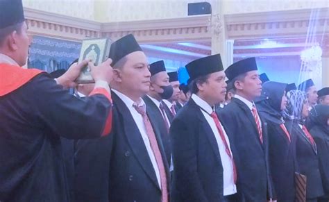 105 Anggota Panwaslu Tingkat Kecamatan Dilantik Bawaslu Kabupaten