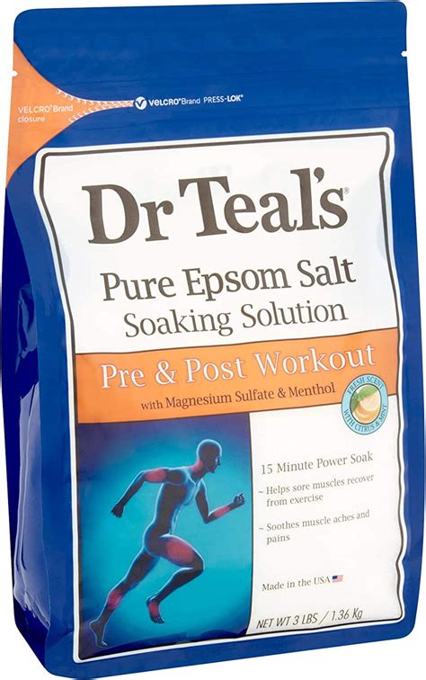 Dr Teal S Epsom Salt Bath Combo Pack 6 Lbs Total Relax And Relief With Eucalyptus And Spearmint