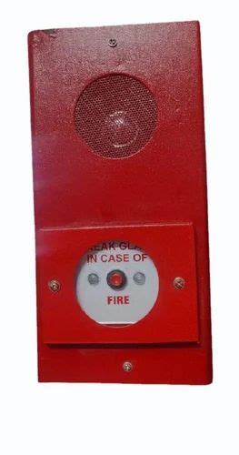 Mild Steel Mcp Fire Alarm Hooter At Rs 1800 In Chennai ID 2851203513262