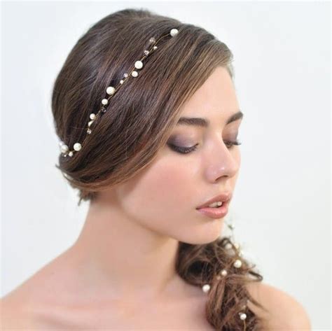 Gold Wedding Hair Piece Bride Hair Piece Winter Wedding Hair Beach