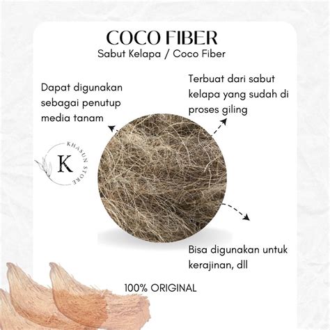 Jual Serabut Kelapa Kemasan Coco Fiber Ijuk Kelapa Sabut Kelapa