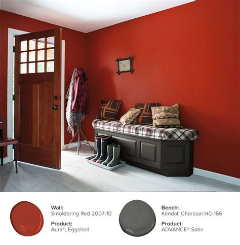 Rustic Red Paint Color Design