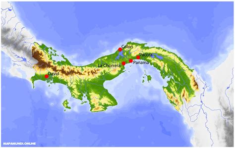 Mapa Fisico De Panama Para Imprimir Online Innoem Eng Psu Ac Th