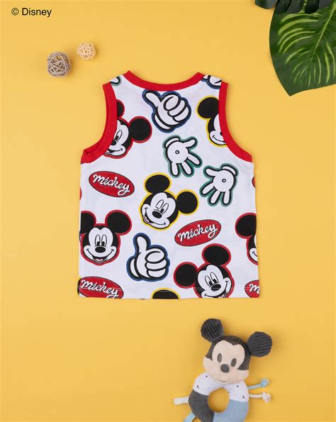 Camiseta De Tirantes Con Hombros Anchos Disney Mickey Mouse Pr Natal