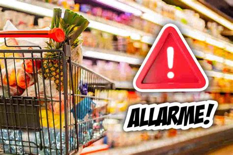 È allarme nei supermercati ben 4 alimenti ritirati nelle ultime ore