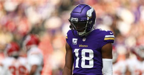 Report Justin Jefferson Out Vs Bears Vikings WR Very Close To