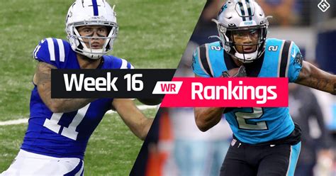 Fantasy Wr Rankings Week 16 Who To Start Sit At Wide Receiver In