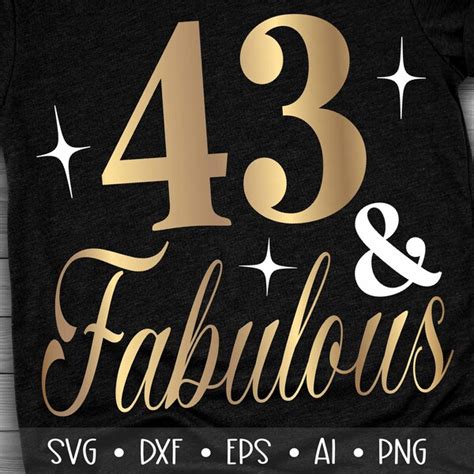 Fabulous And 43 Svg Etsy