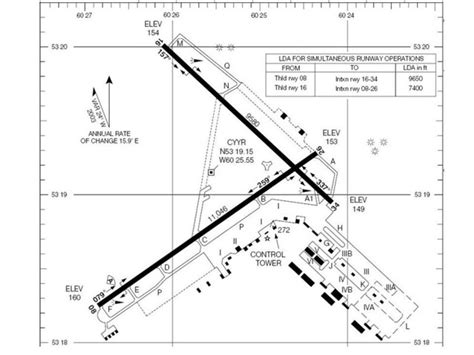 Map Of Goose Bay Wing 5 Airport See The Map For Notes Eio Flickr