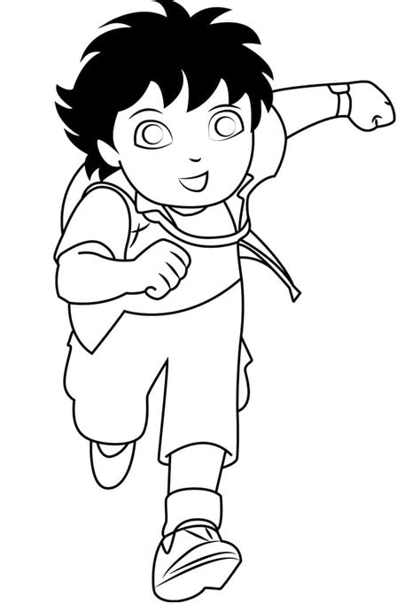 Dibujos De Go Diego Go 2 Para Colorear Para Colorear Pintar E Imprimir