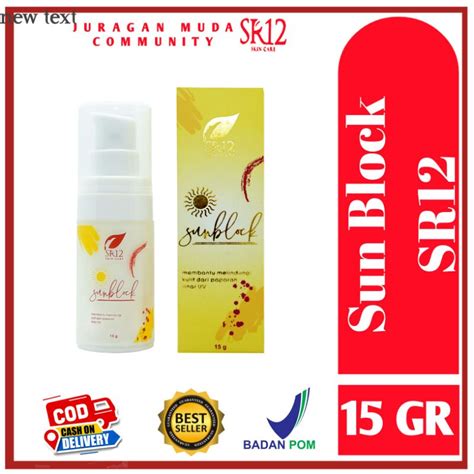 Jual Sunblock Sr Cream Penangkal Sinar Matahari Suncare Suncream