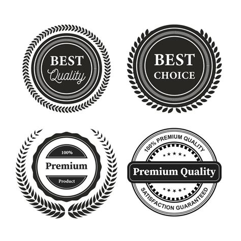 Collection Of Premium Vector Badges Vector Art At Vecteezy