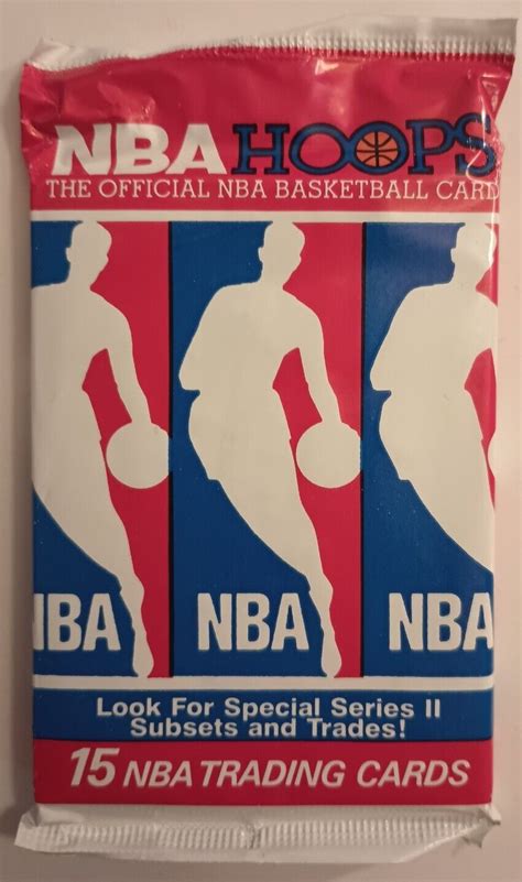 1990 91 NBA Hoops SERIES II Basketball 3 Wax Pack Lot EBay