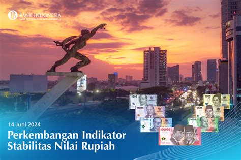 Perkembangan Indikator Stabilitas Nilai Rupiah 14 Juni 2024