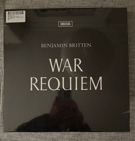 Benjamin Britten War Requiem 3 X Vinyl Lp Reissue 2023