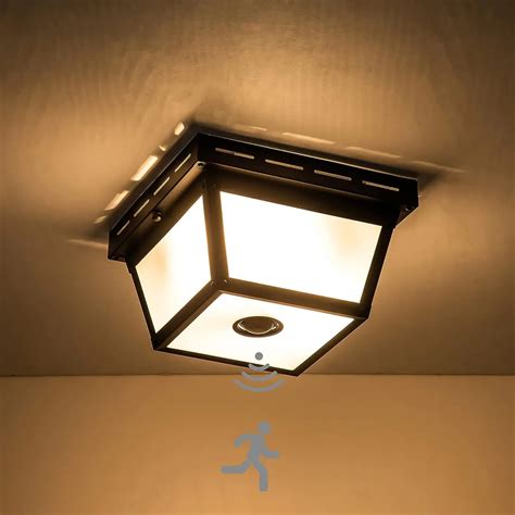 Motion Sensor Outdoor Ceiling Light Fixture Shelly Lighting