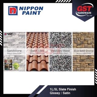 Nippon Paint Slate Finish L Nippon Slate Finish For Pebble Wash Sand