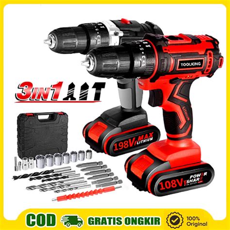 Jual Vf Mesin Bor Impact Drill Bor Baterai Bor Tanpa Kabel Bor